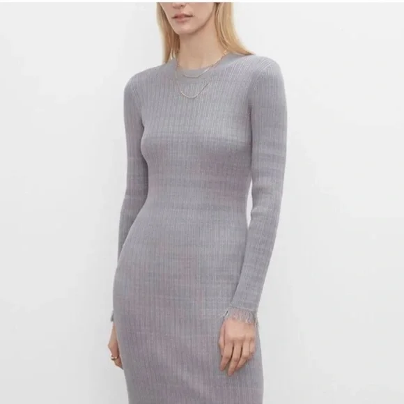 Grey knit dress - Picture 1 of 3